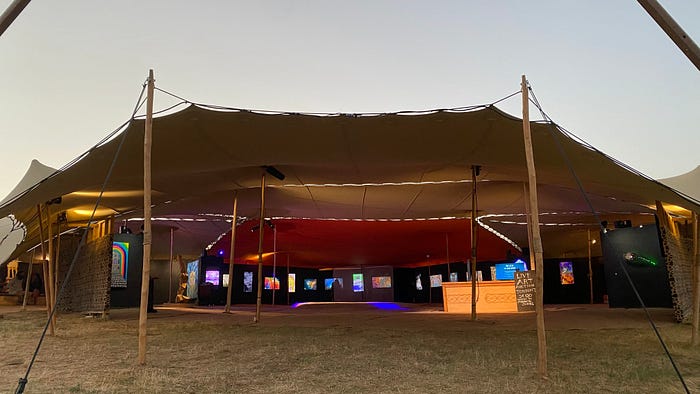 The “Envisionary Arts Lounge” hosted by RareEffect at BOOM festival
